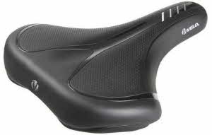VELO Sattel Trekking 263 x 205 mm Grösse XXL schwarz