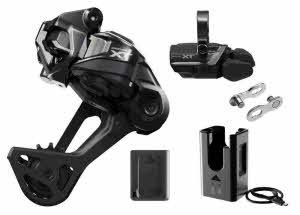 Shimano XT Di2 Upgrade Kit, Set mit RD-M8250- SGS/SW-M8250-R/BT-DN320/EC-DN100/SM-CN910-12 Box