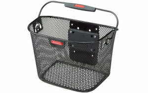 KLICKfix Korb MINI schwarz mit Platte 10 Liter