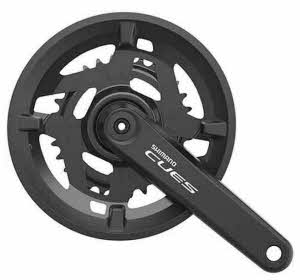 Shimano Kettenradgarnitur CUES FC-U4010 175 mm 46X30 Hosenschutz