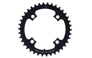 Kettenblatt E-BikeGear, 38Z,Lochkr.104mm für Nabenschaltung, Stahl, 4-Arm