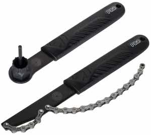 Kassettenabzieher und Gegenhalter für Shimano Zahnkranzkassetten schwarz