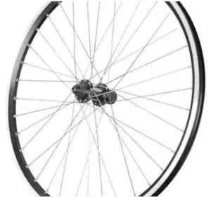 Hinterrad Cues V-Brake 28 8-11-Gang FHQC400HMAZAP QR 36-Loch schwarz
