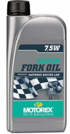 Motorex Racing Fork Oil SAE 7.5W Federgabelöl Flasche 1 Liter