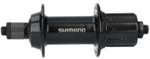 Shimano Hinterradnabe TY FH-TY500 7-Gang 135 mm 36-Loch QR schwarz