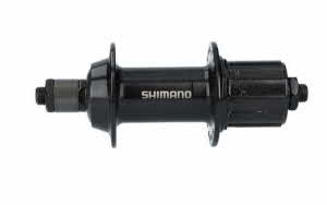 Shimano Hinterradnabe TY FH-TY500 7-Gang 135 mm 36-Loch Mutterverschluss schwarz