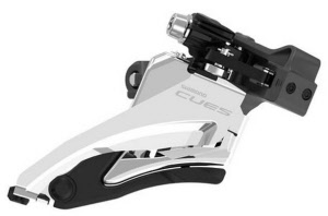 Shimano Umwerfer CUES FD-U6000 2x10/11 Side Swing 64-69° Schelle (34.9/31.8/28.6 mm)