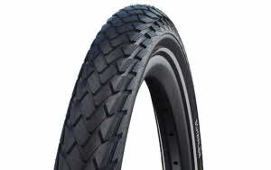 Schwalbe Pneu Green Marathon 700x38C Starr mit Reflexstreifen black
