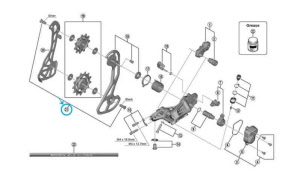 Shimano Wechselrollen-Achse Set RD-RX810